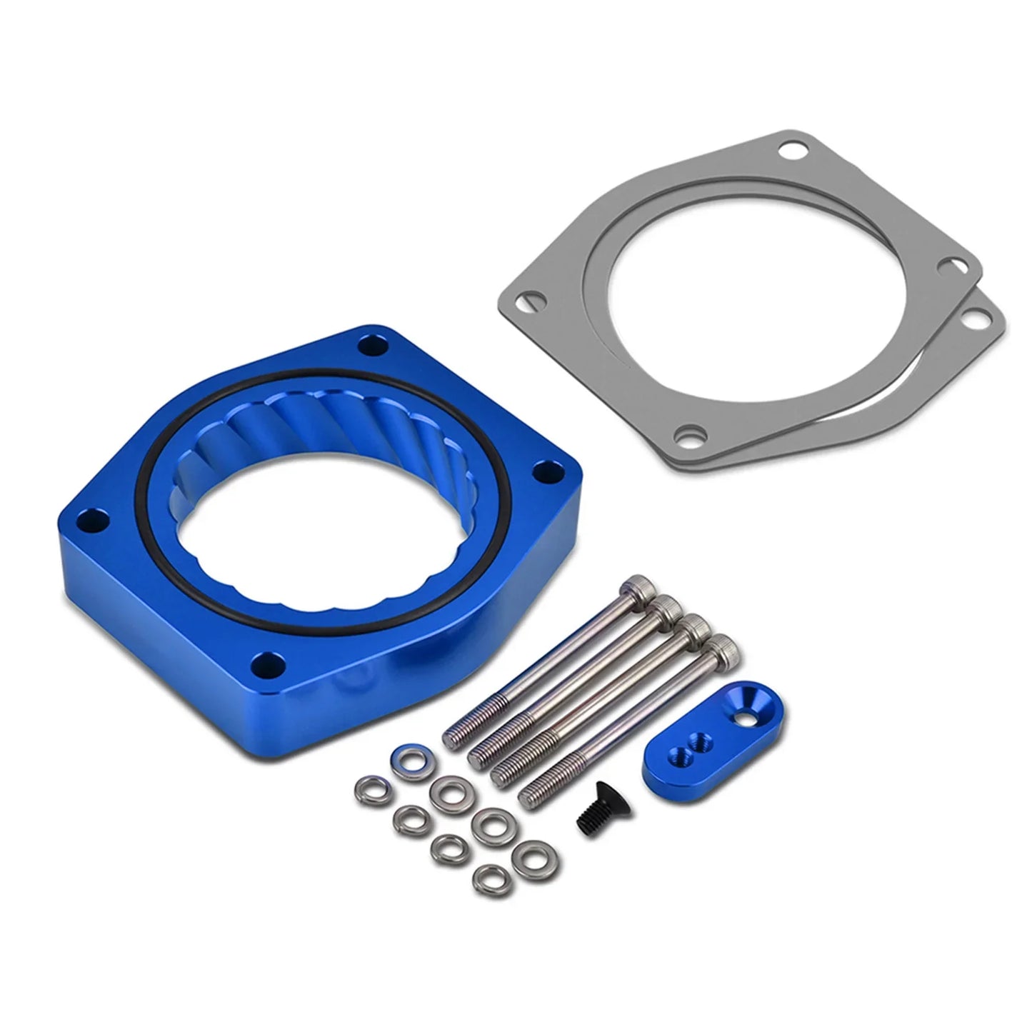 Chevy Silverado / Avalanche / Suburban / Tahoe, GMC Sierra / Yukon & Cadillac Escalade Billet Aluminum Throttle Body Spacer for 4.8L / 5.3L / 6.0L / 6.2L V8 Engines 2007 - 2013