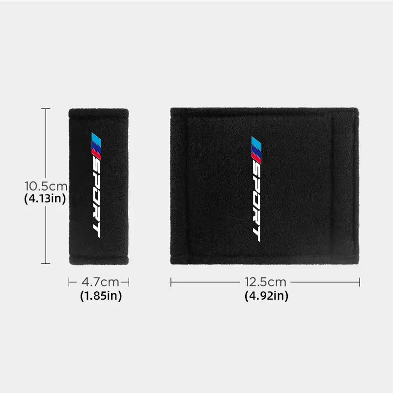 BMW Interior Ceiling Handle Protective Cover for X1 / X2 / X3 / X4 / X5 / X6 / X7 / E28 / E30 / E34 / E36 (2-Piece Suede Set)