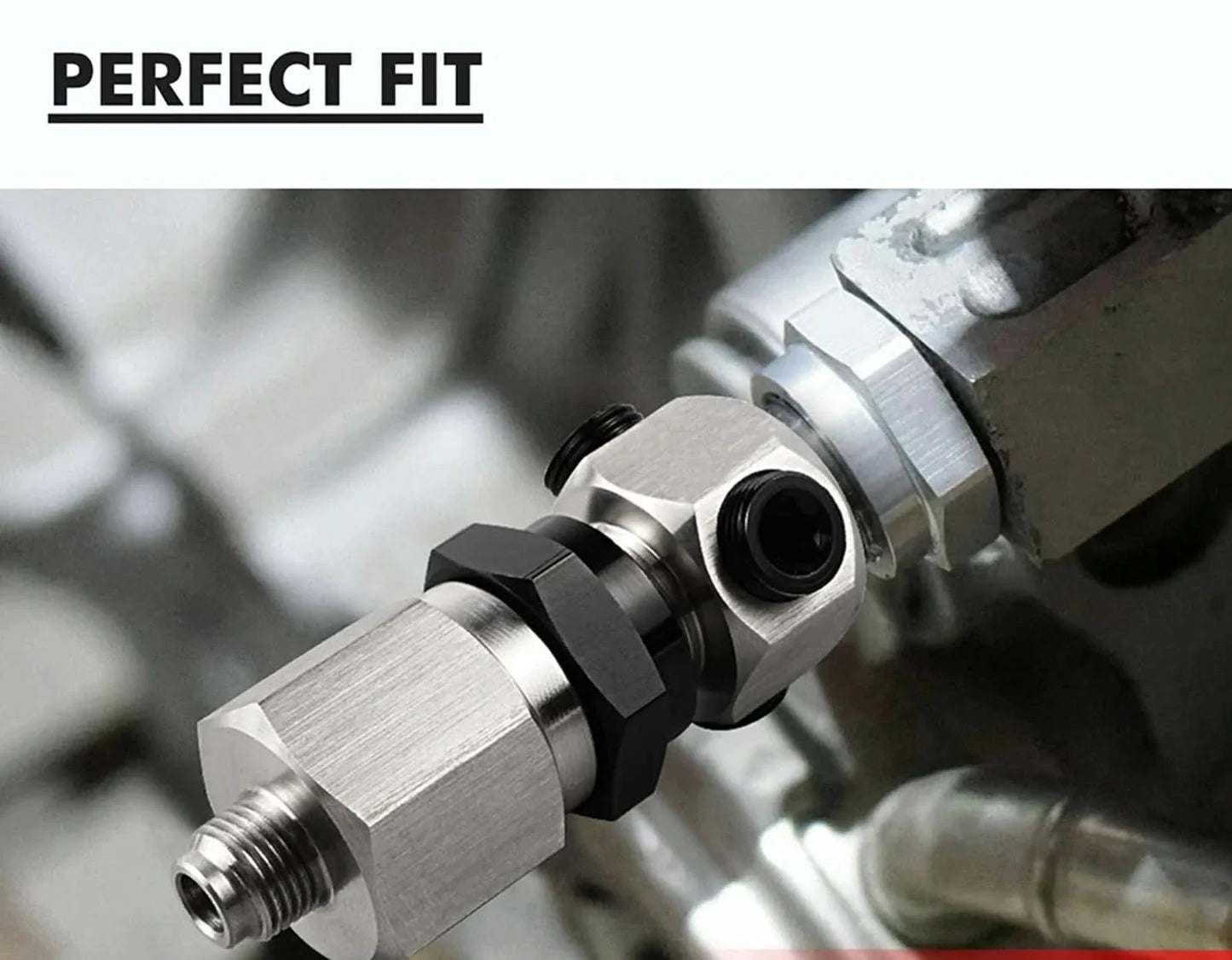 K-Series Oil Pressure Sensor Adapter – 1/8 BSPT Multi-Port Block Adapter
