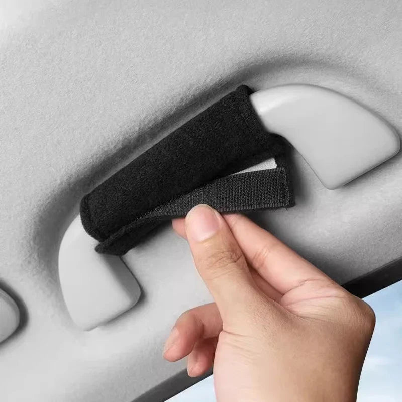 BMW Interior Ceiling Handle Protective Cover for X1 / X2 / X3 / X4 / X5 / X6 / X7 / E28 / E30 / E34 / E36 (2-Piece Suede Set)