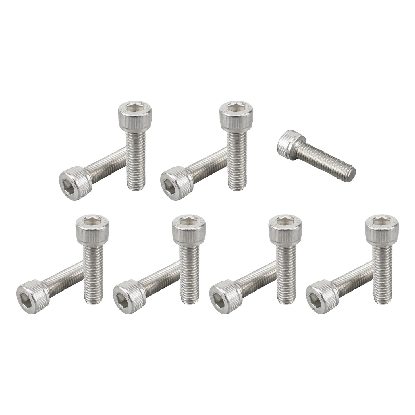 Chevy LS / LSX V8 Stainless Steel Oil Pan Bolt Kit for LS1 / LS2 / LS3 / LS6 / LS7 & Vortec 4.8L / 5.3L / 6.0L / 6.2L Truck Engines (Gen III / Gen IV)