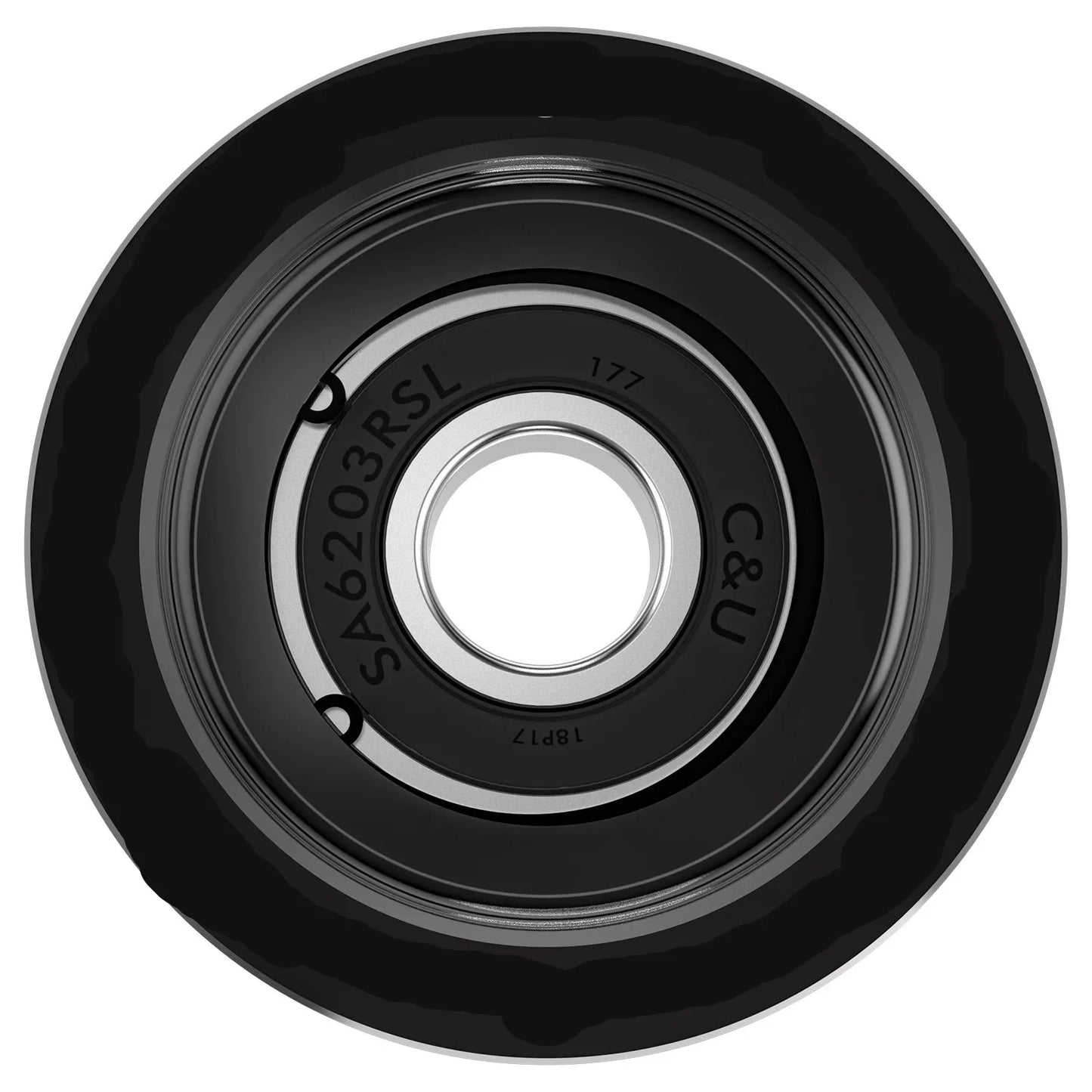 LS Series Billet Aluminum 6 Groove Tensioner Pulley 2.75" Diameter 73mm CNC Machined Universal