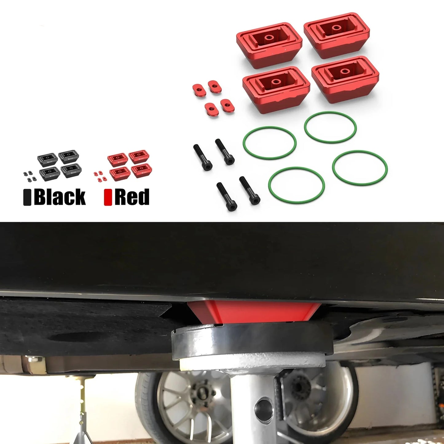 BMW 1 2 3 4 5 6 7 Series / M2 M3 M4 / X1 / Toyota Supra Billet Aluminum Jack Pad Set E & F Chassis 2005 - 2026