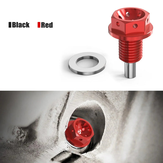 BMW Universal Magnetic Engine Oil Sump Drain Plug M12 x 1.5 Thread (Fits E30 / E36 / E39 / E46 / E60 / E70 / E82 / E90 / E92 / F10 / F30 / F80 M3 / F82 M4 / Z3 / Z4 + MINI / Replaces 11137535106 / 11131273093)