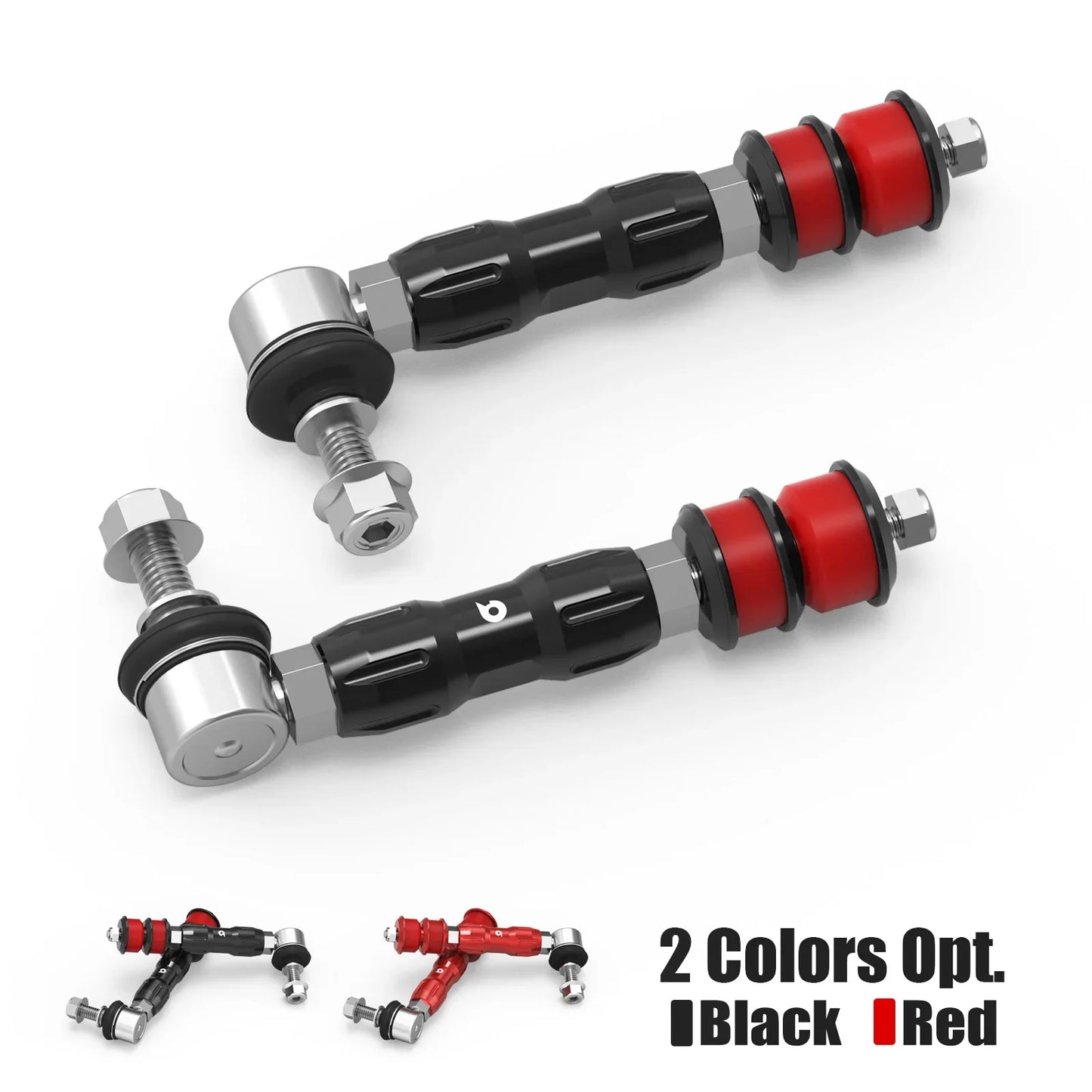 Toyota 4Runner & FJ Cruiser Billet Aluminum Adjustable Rear Sway Bar End Link Kit 2003 - 2024 (137.5mm - 180mm Adjustable Length / Replaces 48830-60030)