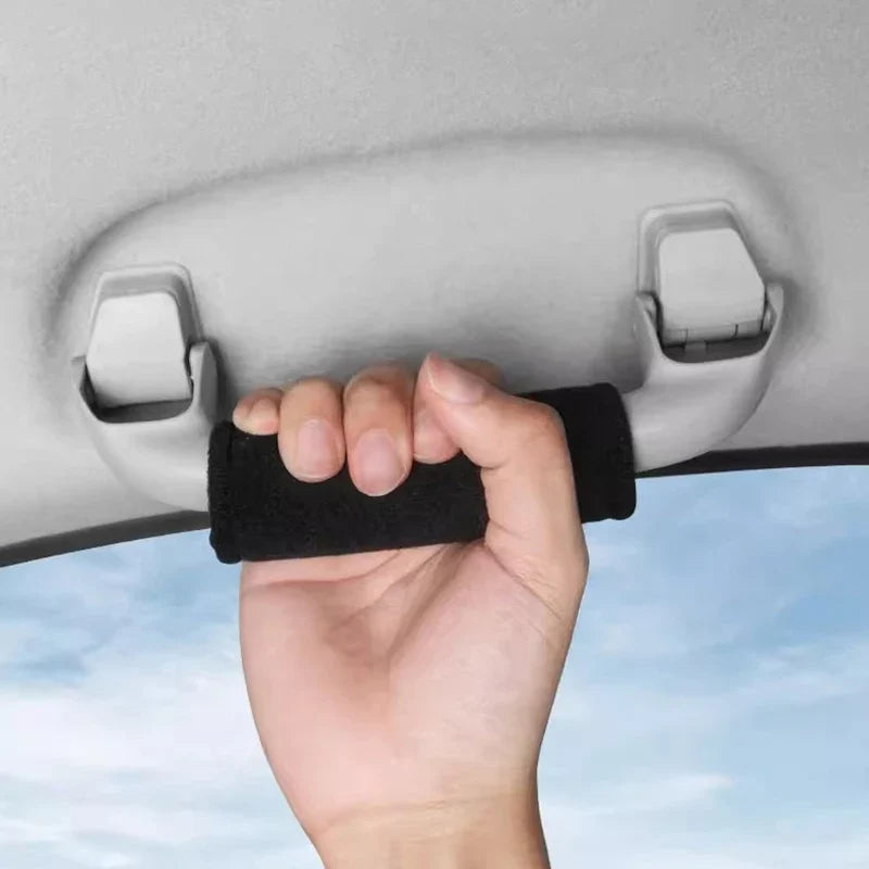 BMW Interior Ceiling Handle Protective Cover for X1 / X2 / X3 / X4 / X5 / X6 / X7 / E28 / E30 / E34 / E36 (2-Piece Suede Set)