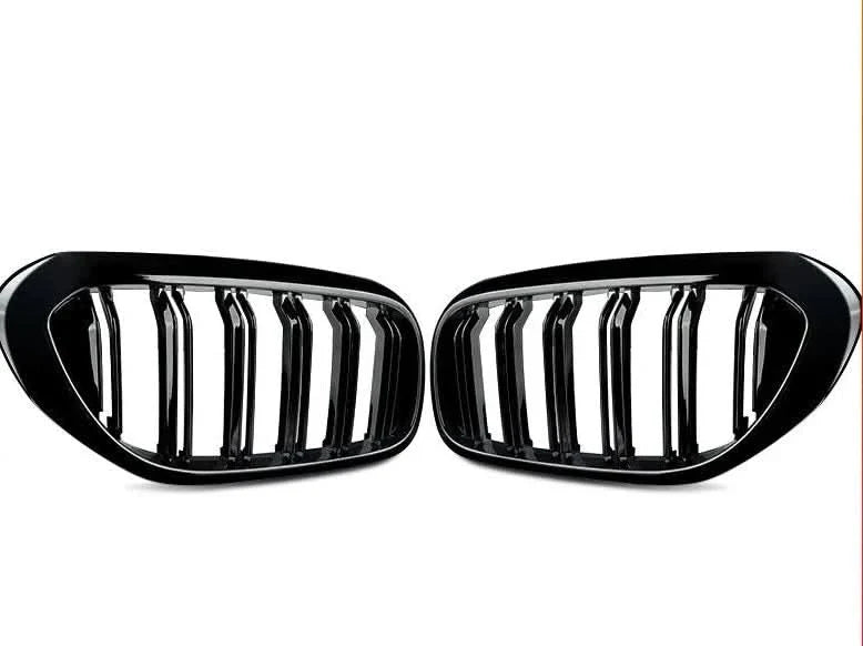 Gloss Black Double Slat Kidney Grille for BMW 5 Series G30 G31 520i 530i 540i M5 (2017–2020) – Front Racing Grilles Upgrade