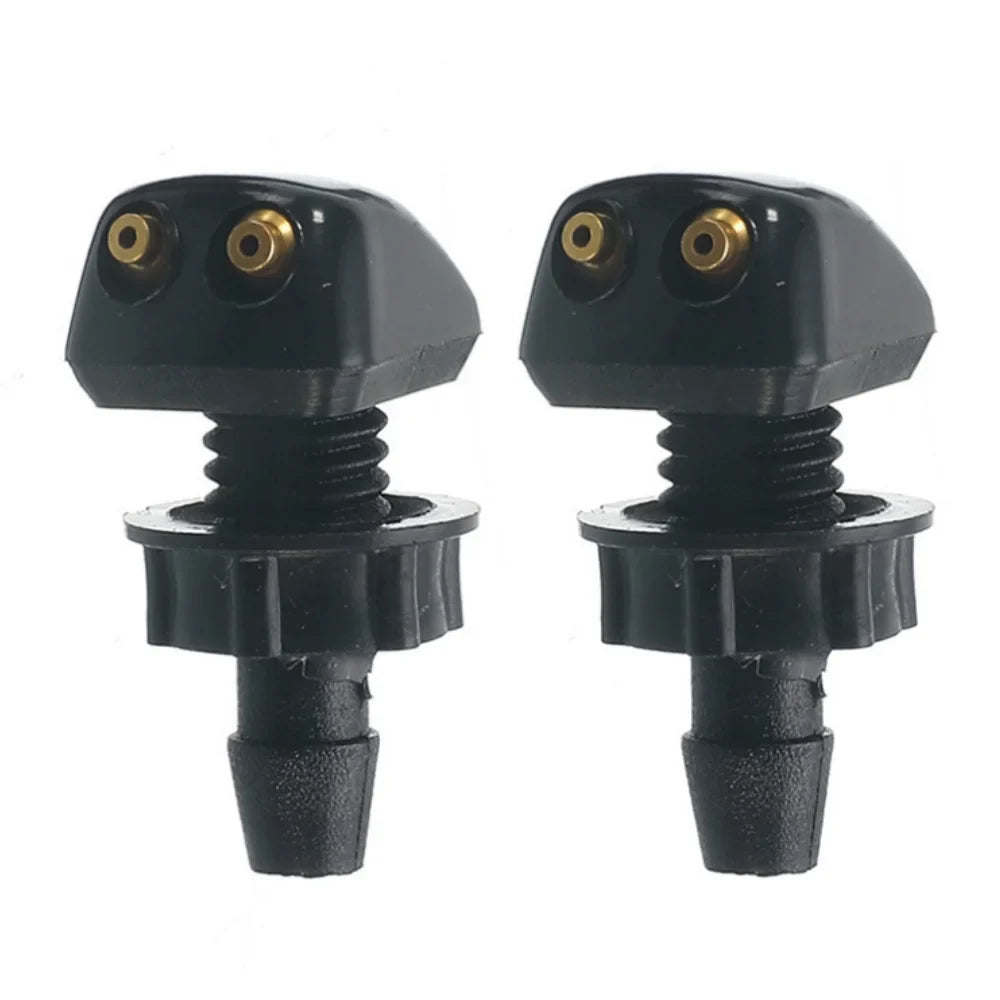 Universal BMW Front Windshield Washer Jet Nozzle Set (2-Piece, Fits Most BMW Models Including E30 / E34 / E36 / E39 / E46 / E53 X5 / E60 / E87 / E90 / E91 / E92 / E93 / F10 / F20 / F30 / M3 / M4 / M5)