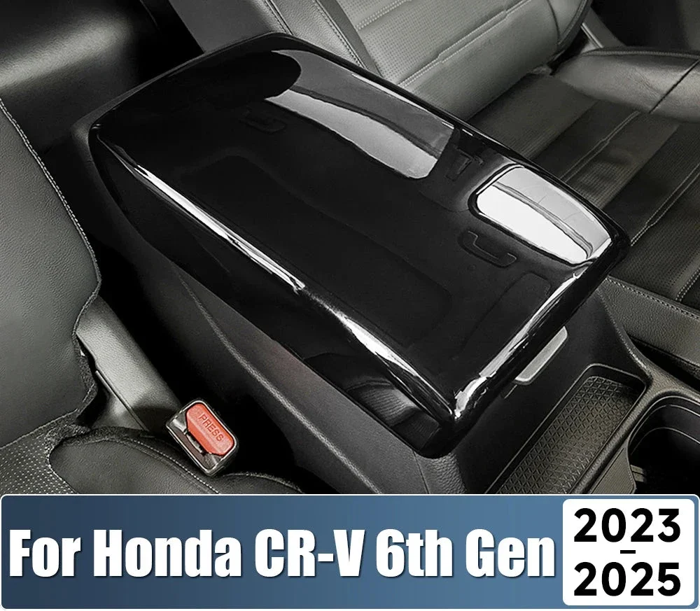 Honda CR-V 6th Gen Center Console Armrest Cover – ABS Protective Trim (2023–2025)