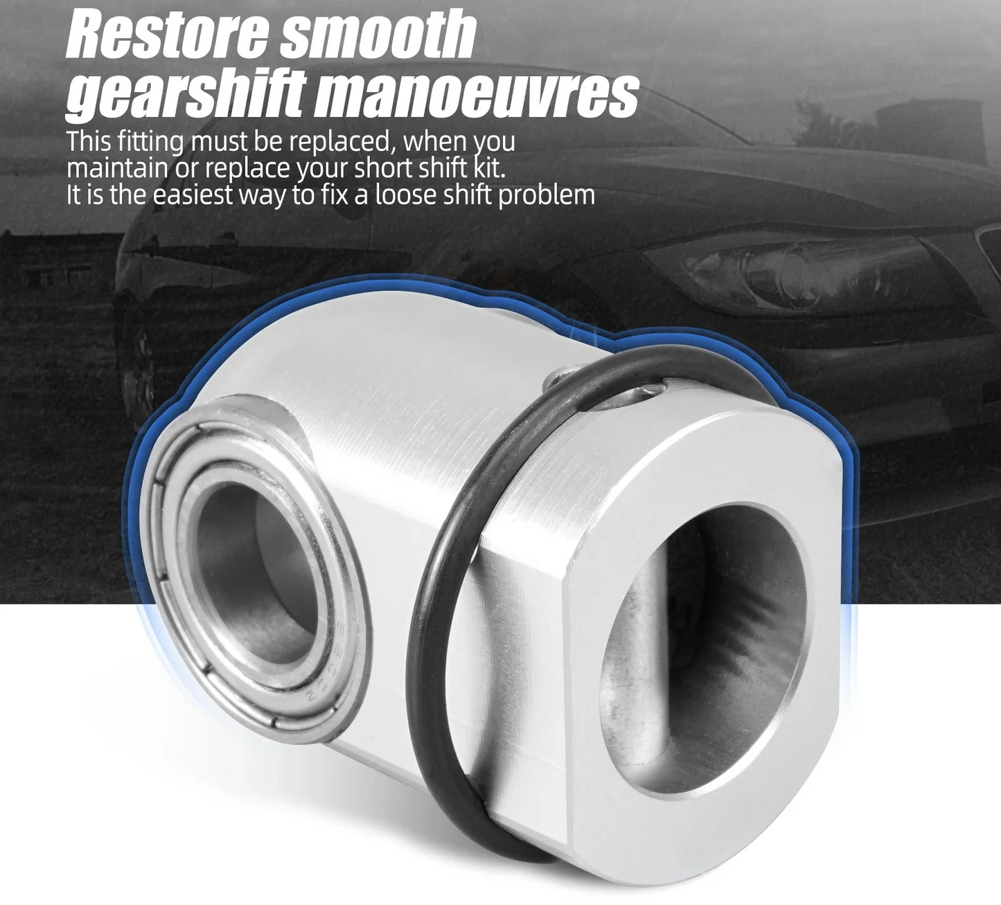 Aluminium Selector Rod Joint for BMW E36 E46 E90 E92 E39 E60 E87 F20 F30 F10 F32 F36 G20 G30 Z4 E85 E86 E89, Replace 25117580281