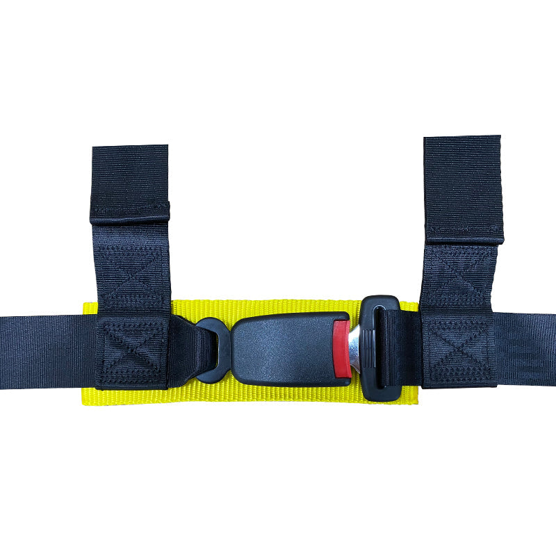 Universal Black 4 Point Buckle Racing Seat Belt Harness Nylon