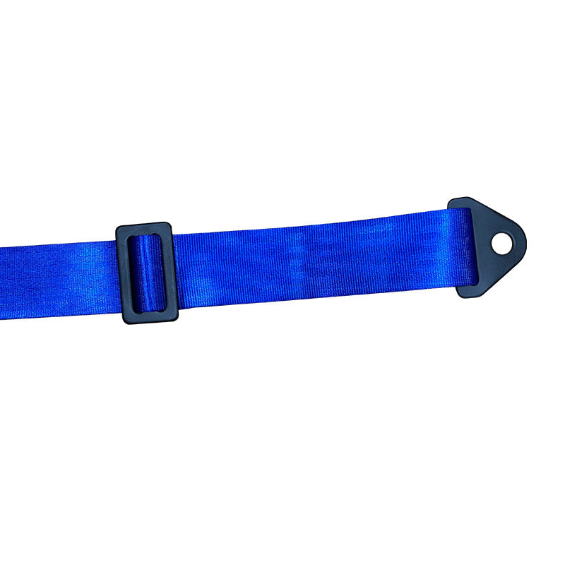 Universal Blue 4 Point Buckle Racing Seat Belt Harness Nylon