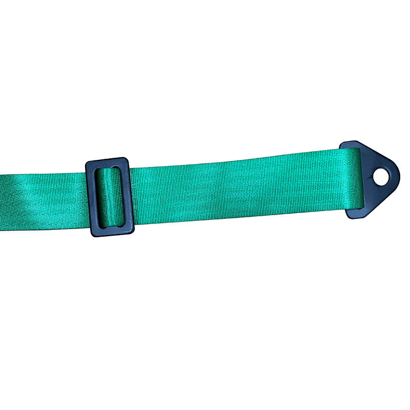 Universal Green 4 Point Buckle Racing Seat Belt Harness Nylon