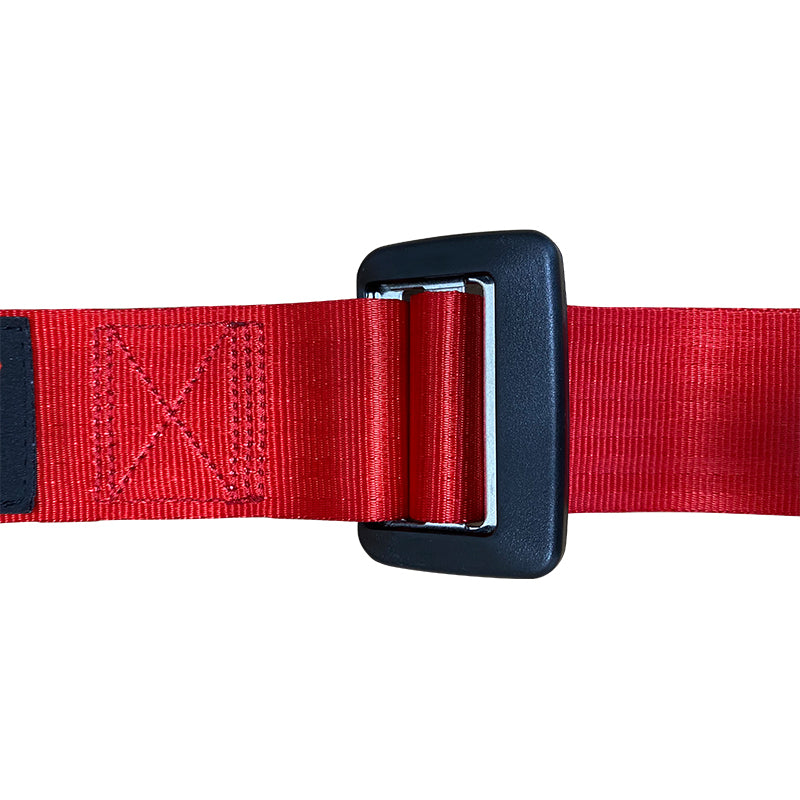 Universal Red 4 Point Buckle Racing Seat Belt Harness Nylon