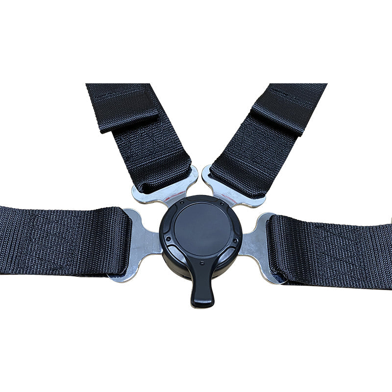 Universal 4 Point Cam-Lock Black Racing Harness Seat Belt Nylon