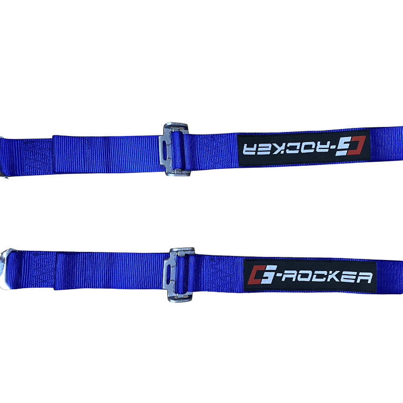 Universal 4 Point Cam-Lock Blue Racing Harness Seat Belt Nylon