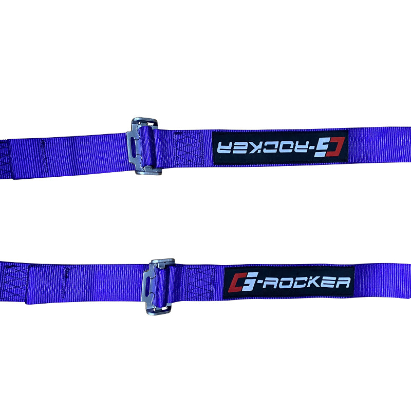 Universal 4 Point Cam-Lock Purple Racing Harness Seat Belt Nylon