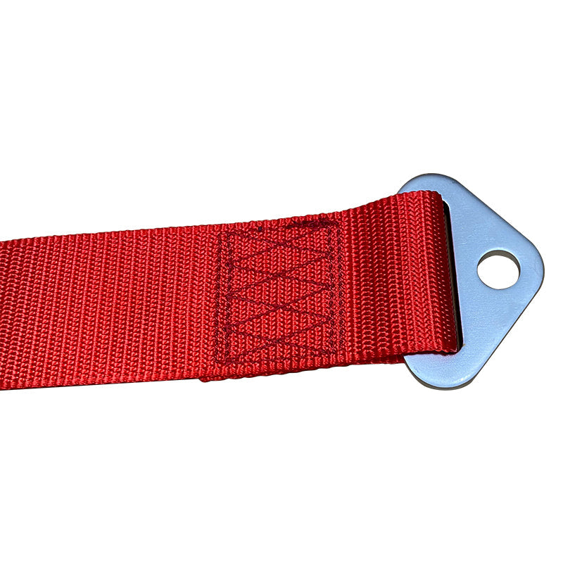 Universal 4 Point Cam-Lock Red Racing Harness Seat Belt Nylon