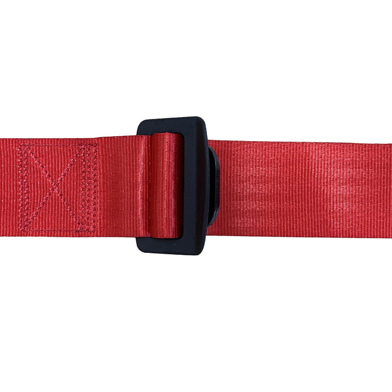 Universal 4 Point Buckle Red Racing Harness Racing Seat Belt Nylon