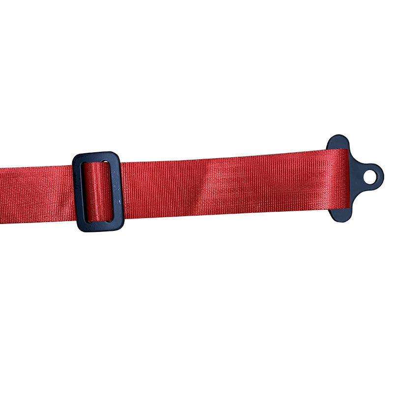 Universal 4 Point Buckle Red Racing Harness Racing Seat Belt Nylon