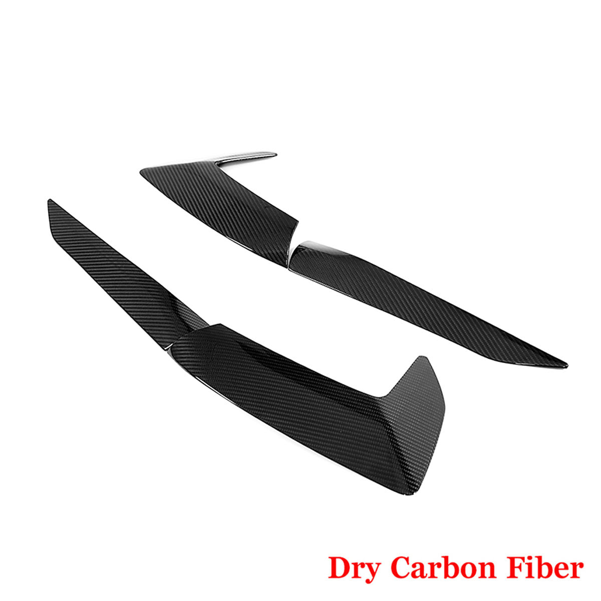 2020-2025 Chevy Corvette Gloss Black Fender Door Vent Dry Carbon Fiber