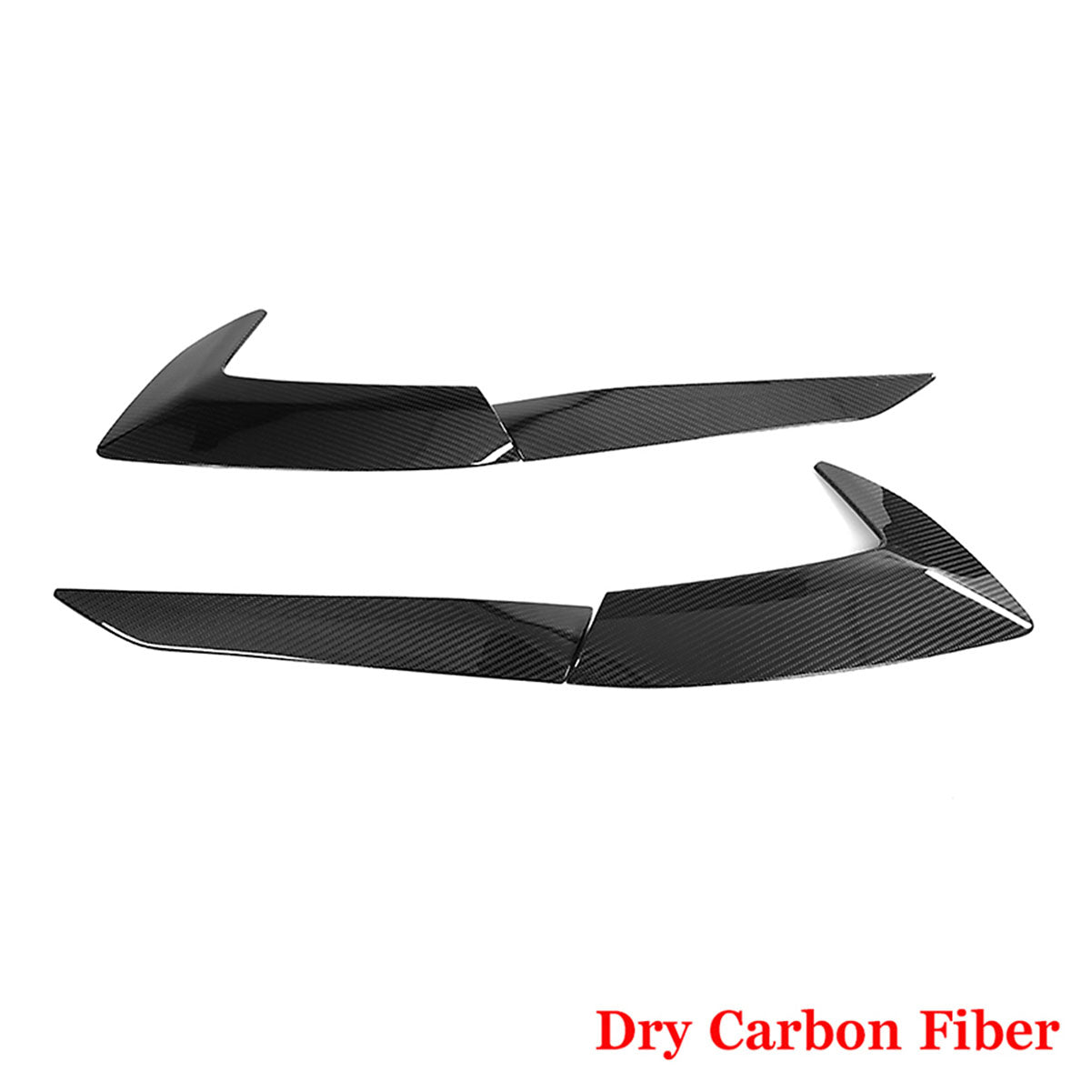 2020-2025 Chevy Corvette Gloss Black Fender Door Vent Dry Carbon Fiber