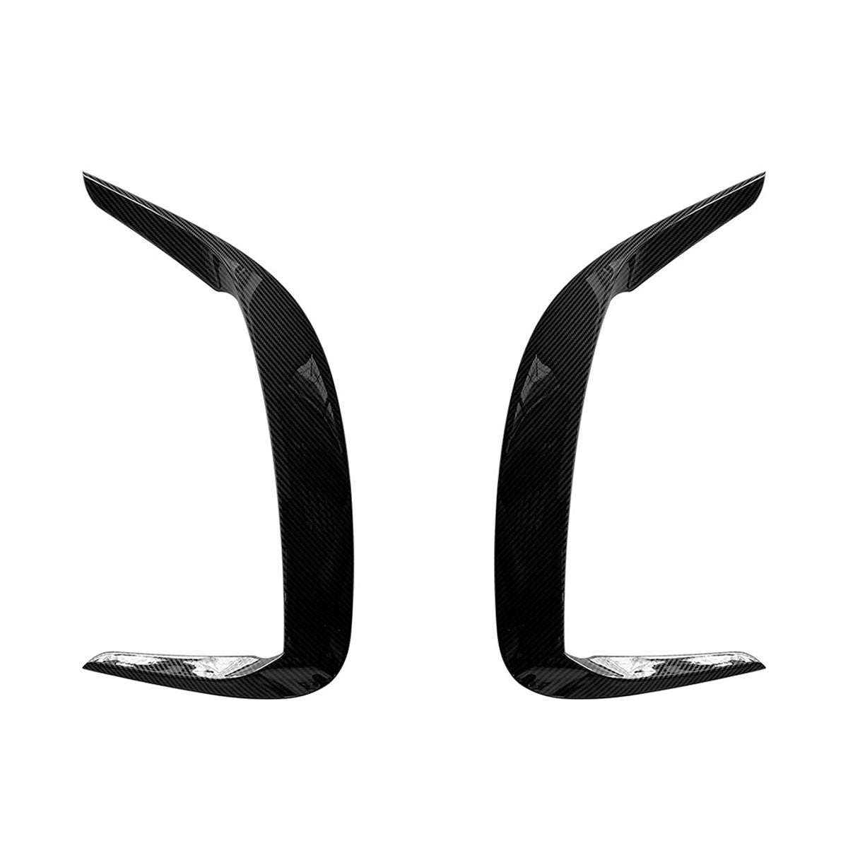 2015-2023 Dodge Charger IKON2 Side Fin Vents Carbon Fiber Print ABS