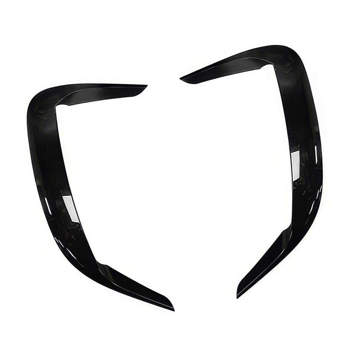 2015-2023 Dodge Charger IKON2 Style Side Fin Vents Gloss Black ABS