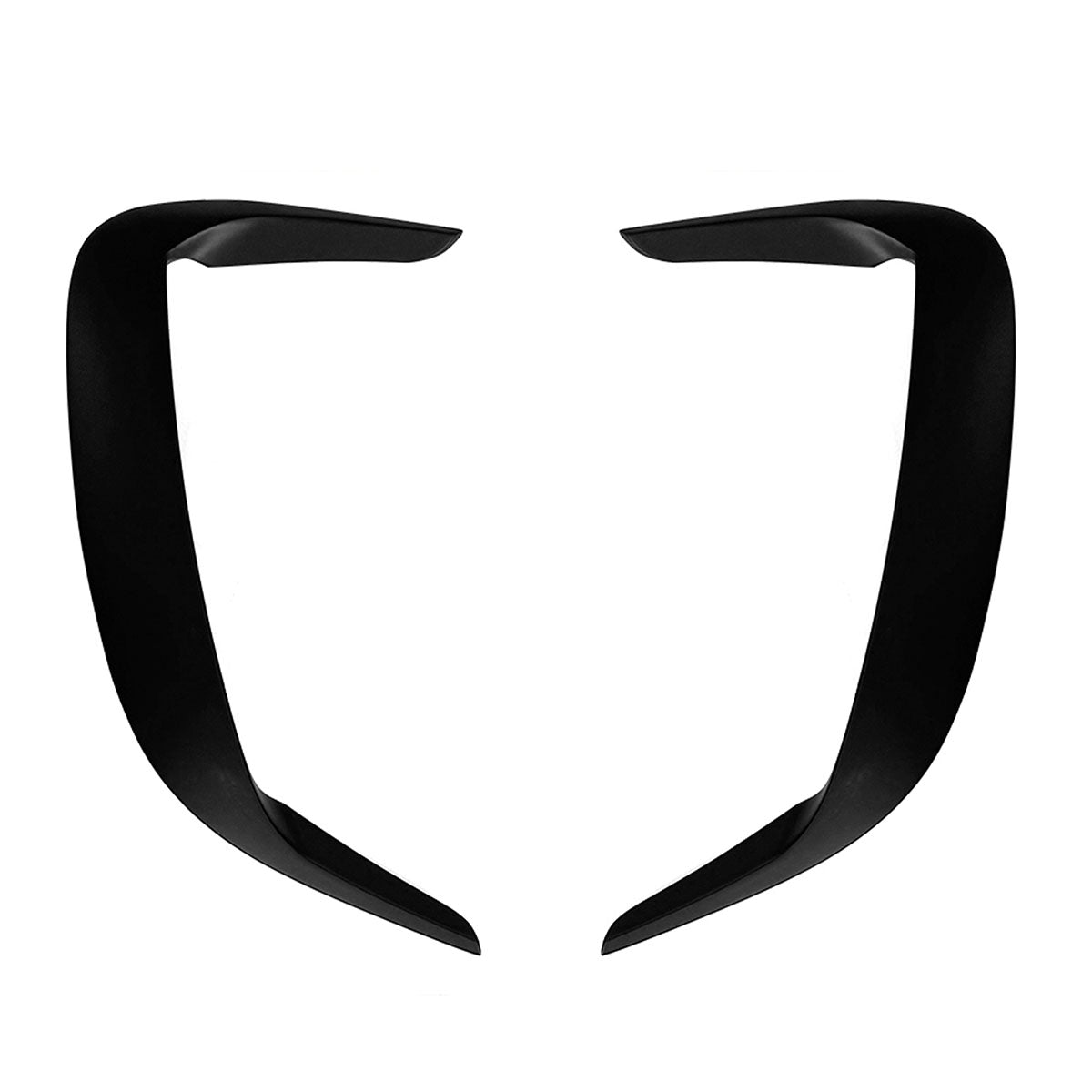 2015-2023 Dodge Charger IKON2 Style Side Fin Vents Matte Black ABS