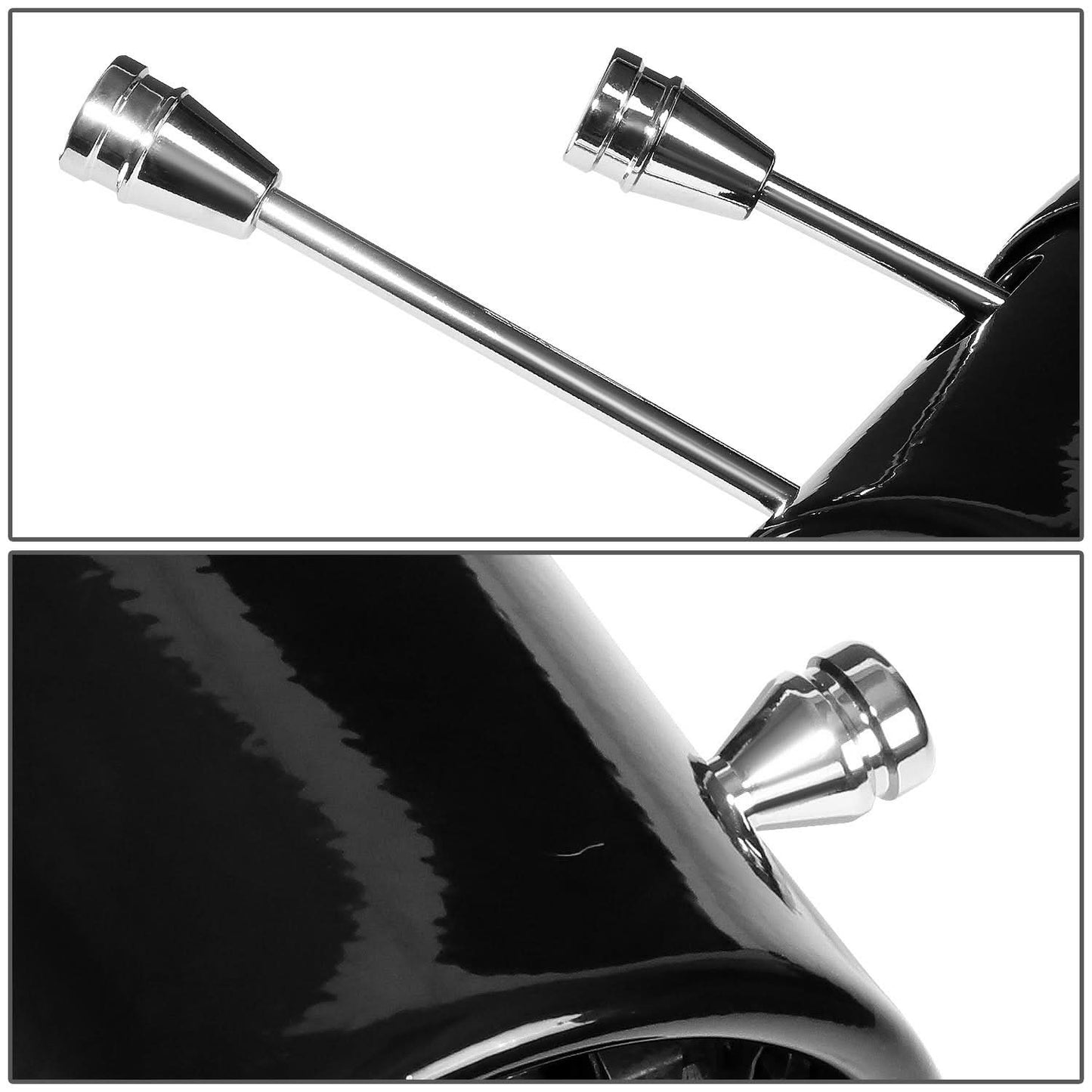 30" Black Manual Steering Wheel Column