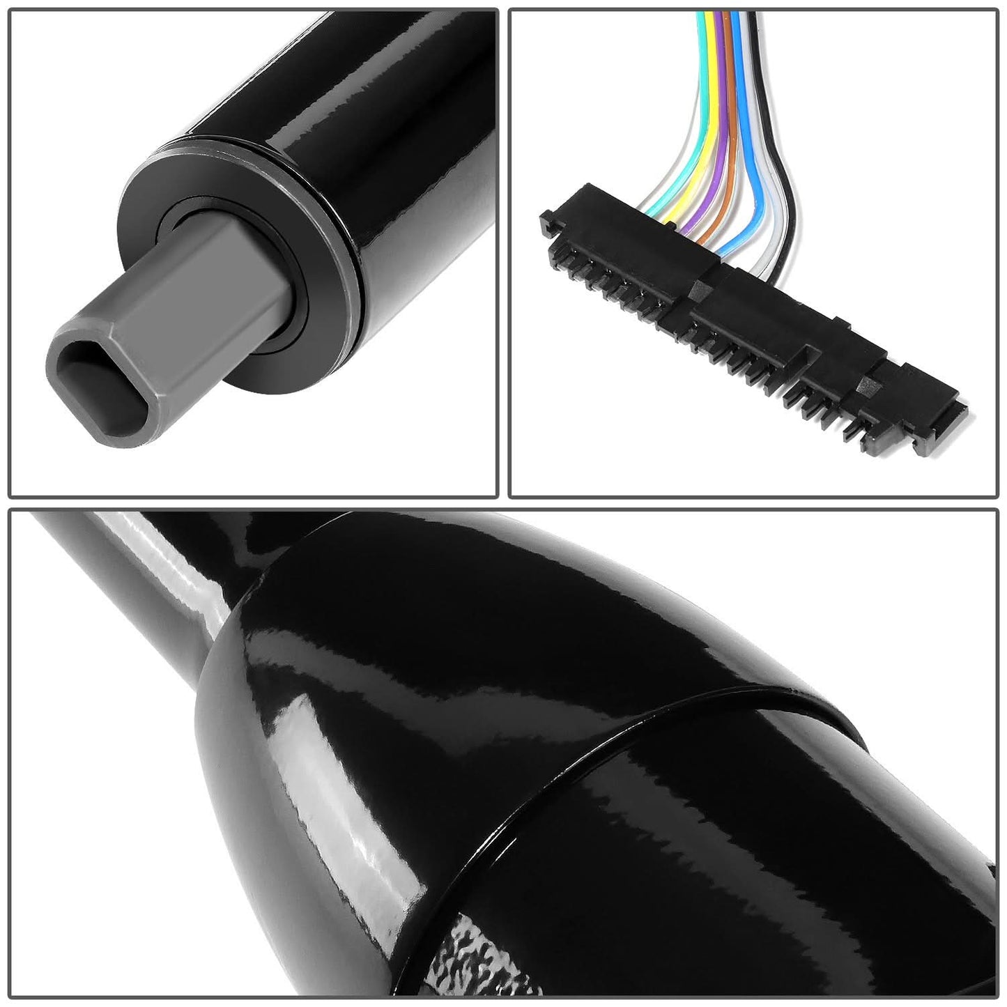 30" Black Manual Steering Wheel Column
