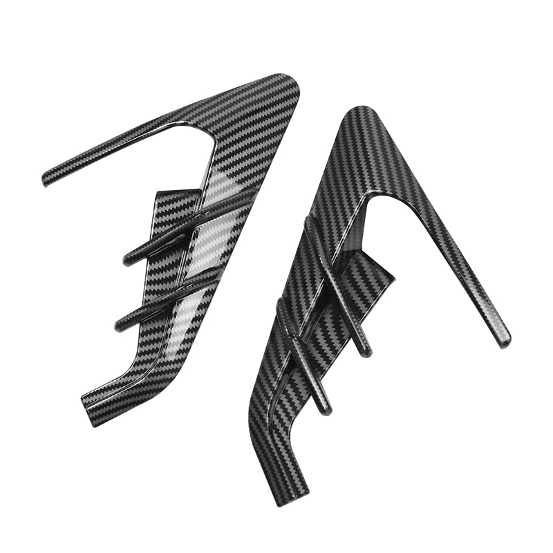 2024 Tesla Model 3 V1 Style Carbon Fiber Print Camera Flank Cover Trim