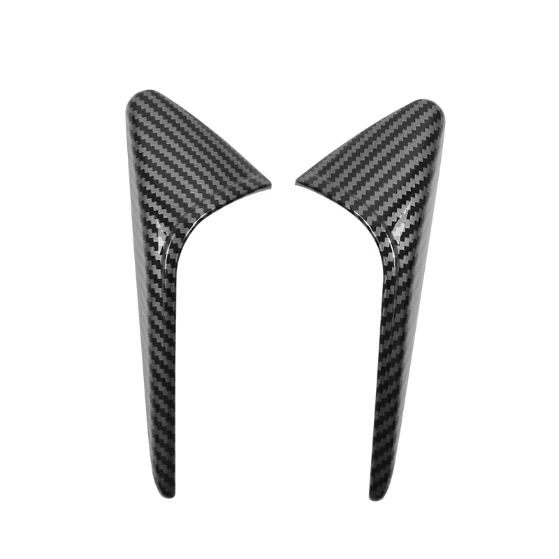2024 Tesla Model 3 V2 Style Carbon Fiber Print Camera Flank Cover Trim