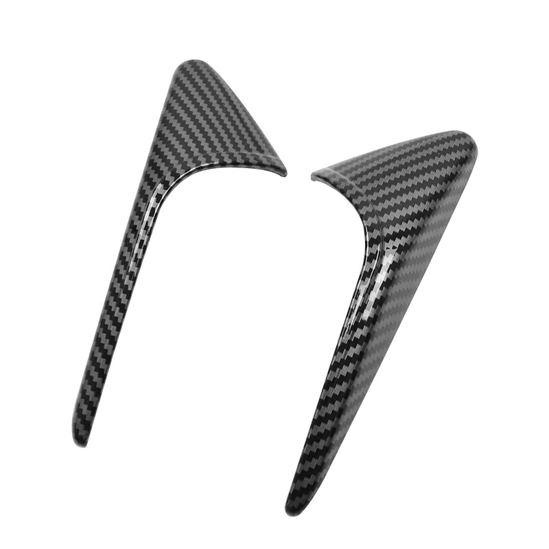 2024 Tesla Model 3 V2 Style Carbon Fiber Print Camera Flank Cover Trim