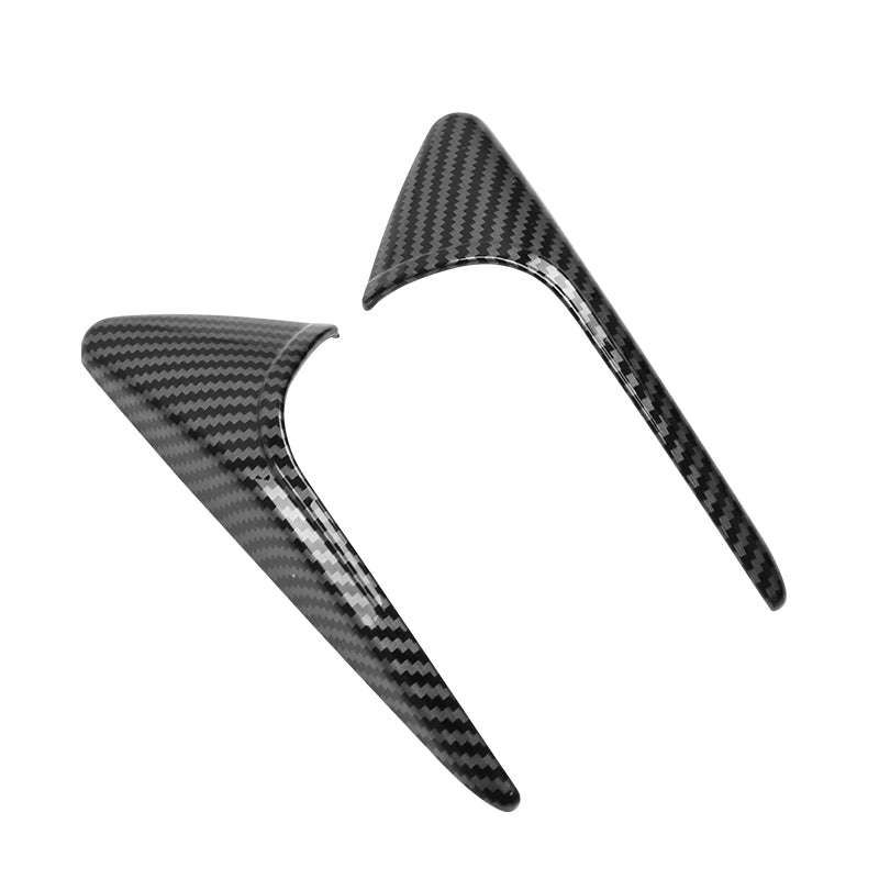2024 Tesla Model 3 V2 Style Carbon Fiber Print Camera Flank Cover Trim