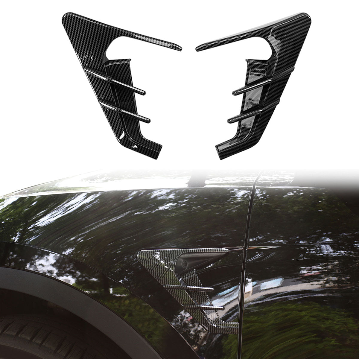 2021-2023 Tesla Model 3 2020-2022 Y Side Camera Cover Trim ABS