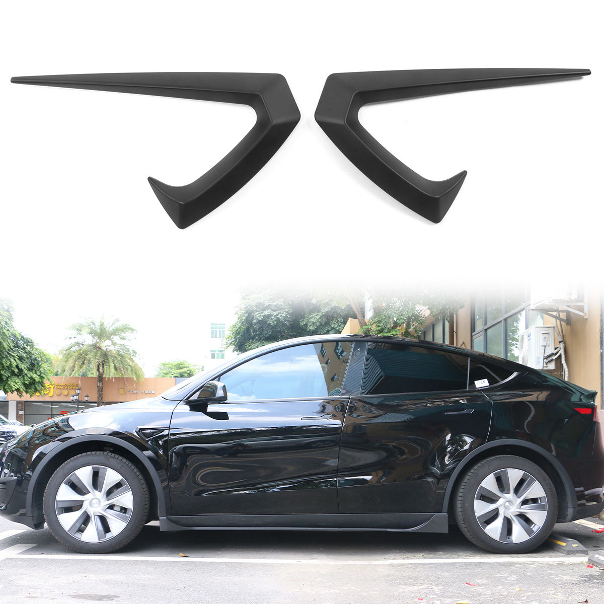 2020-2023 Tesla Model Y Side Fender Camera Vent Trim ABS Plastic