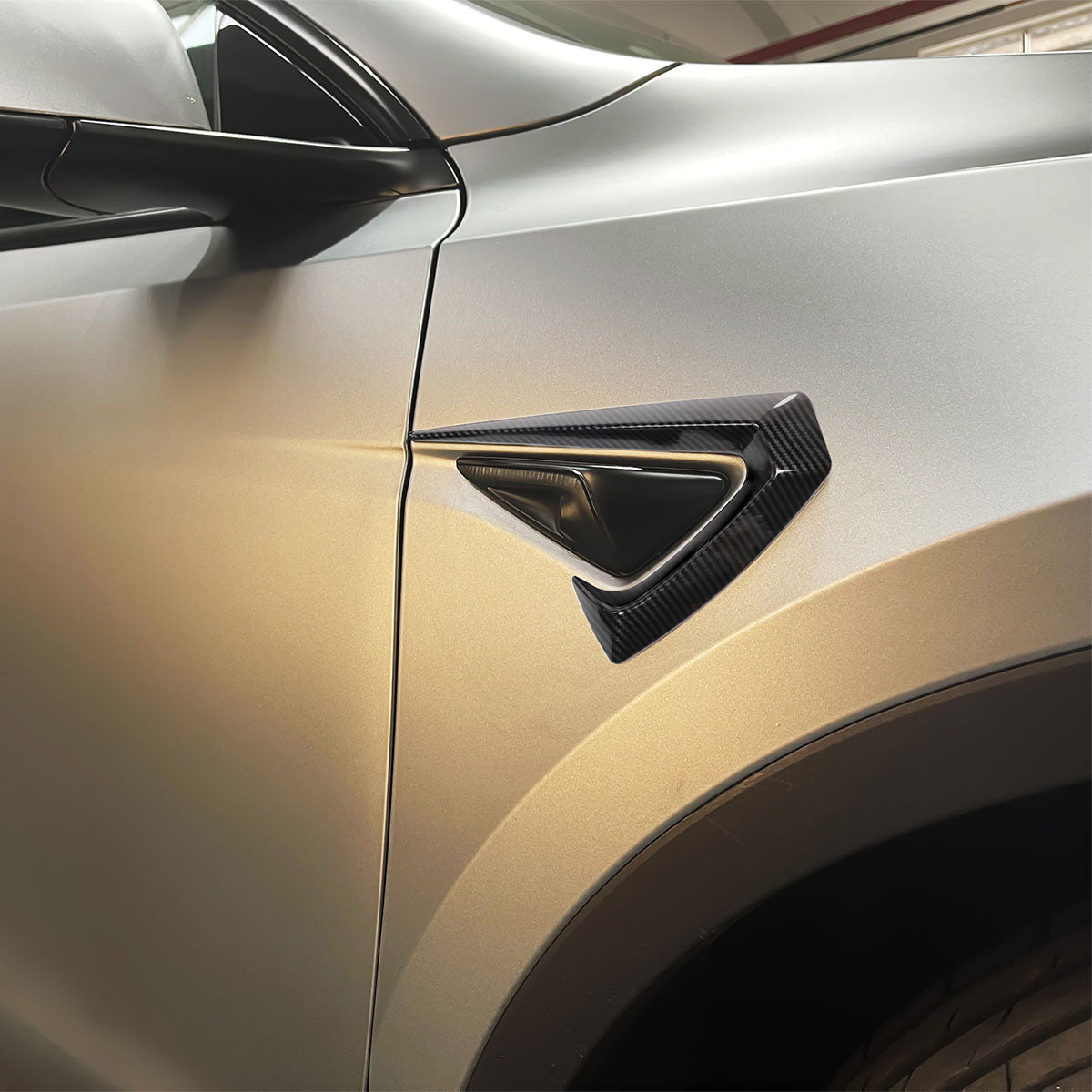 2020-2023 Tesla Model Y Side Fender Camera Vent Trim ABS Plastic