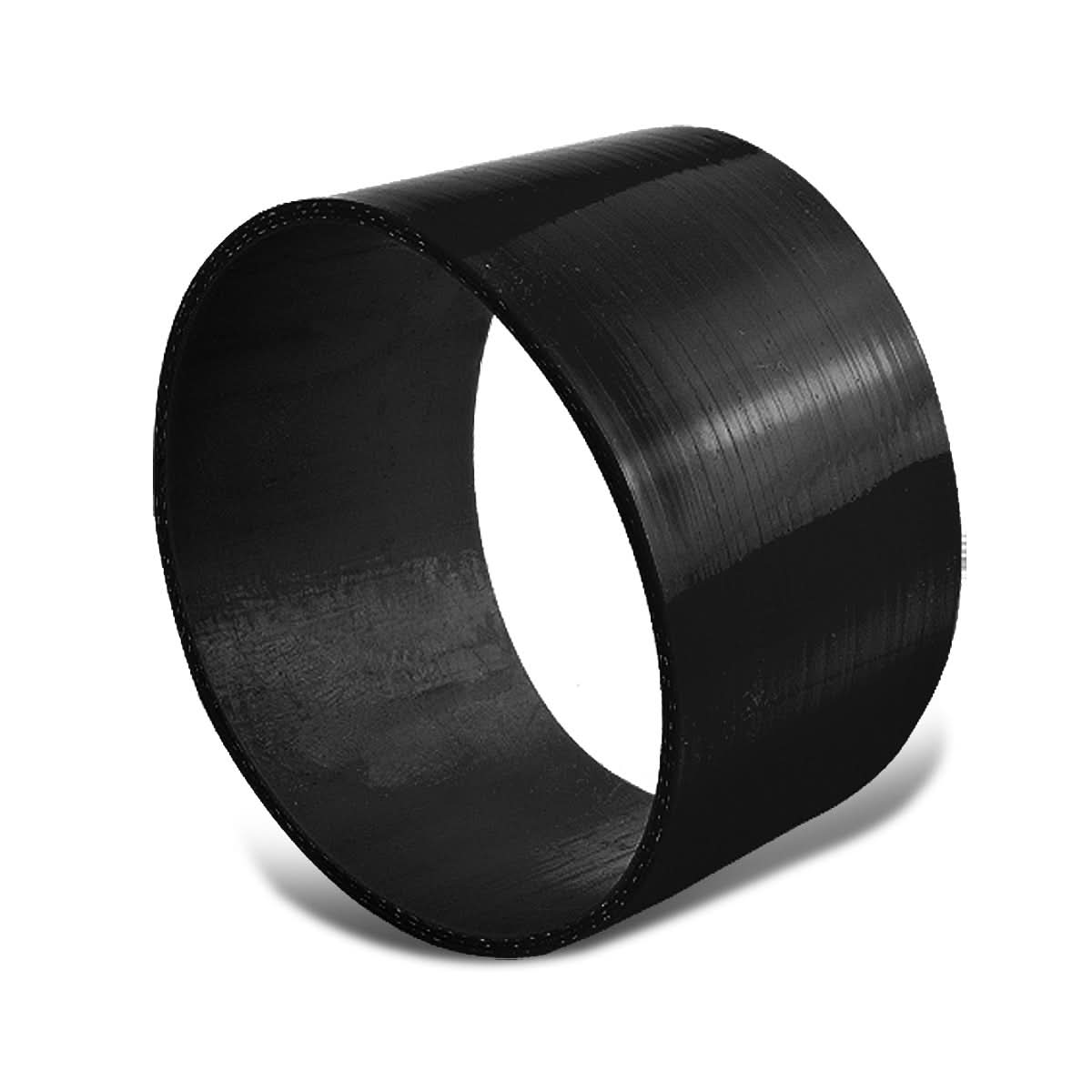 5.00" Straight Silicone Hose - 3-PLY Black