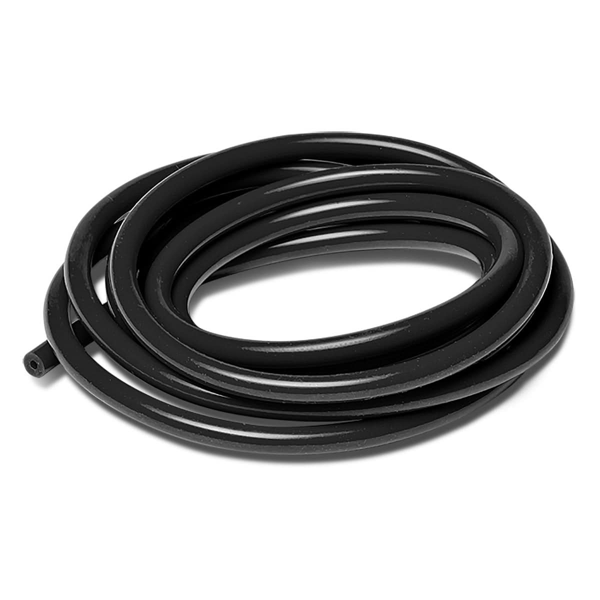 3mm Silicone Hose Black - Sold by the Foot
