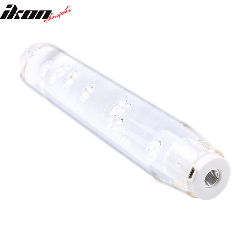 Universal Crystal Bubble LED knob Shifter Head Manual Gear Shifter