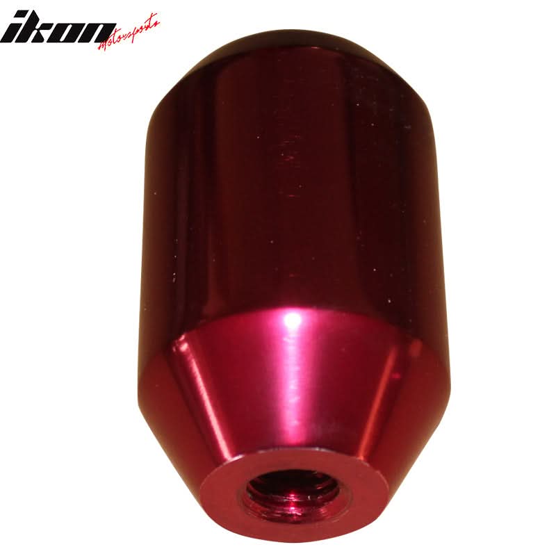 Red M8X1.25MM MT MUG Gear Shift Shifter Knob Screw On BD Emblem Logo