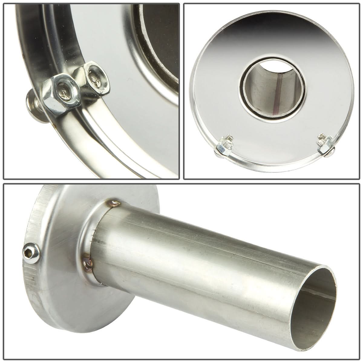 4.5" Round Burnt Muffler Silencer - Exhaust Performance
