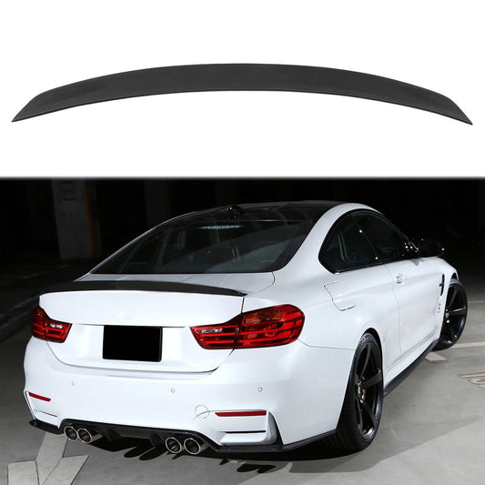 2015-2020 BMW F82 M4 3D Style Rear Trunk Spoiler Wing Lip Black PU