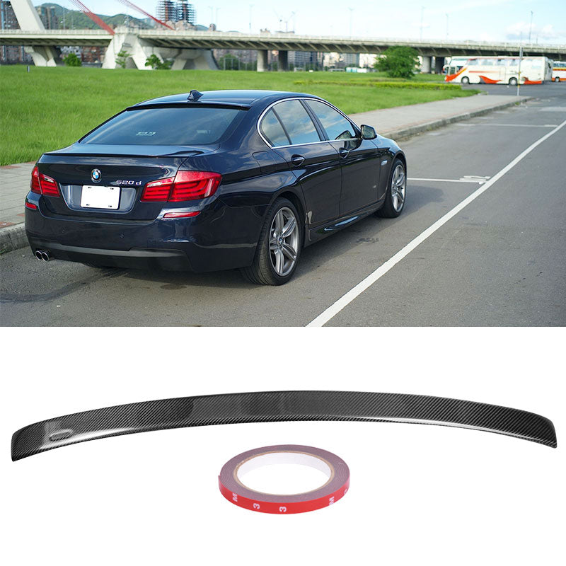 2011-2016 BMW 5-Series F10 4Dr A Style Roof Spoiler CF