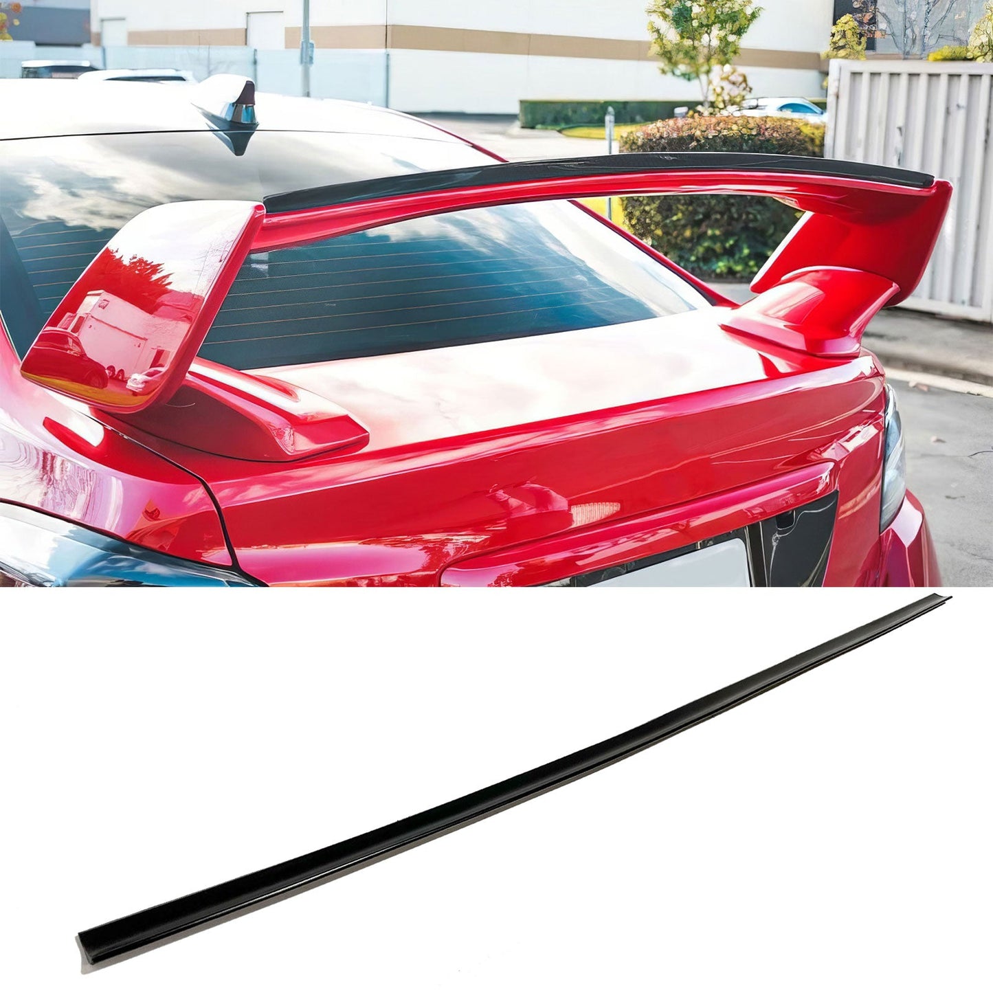 Universal 69" 170cm Rear Spoiler Wickerbill Gurney Flap Wicker Bill