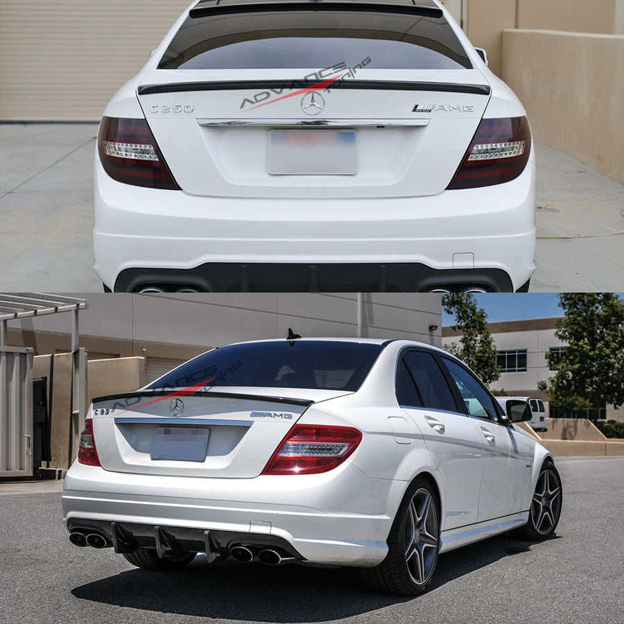 2008-2014 Mercedes Benz C-Class W204 AMG Style Trunk Spoiler