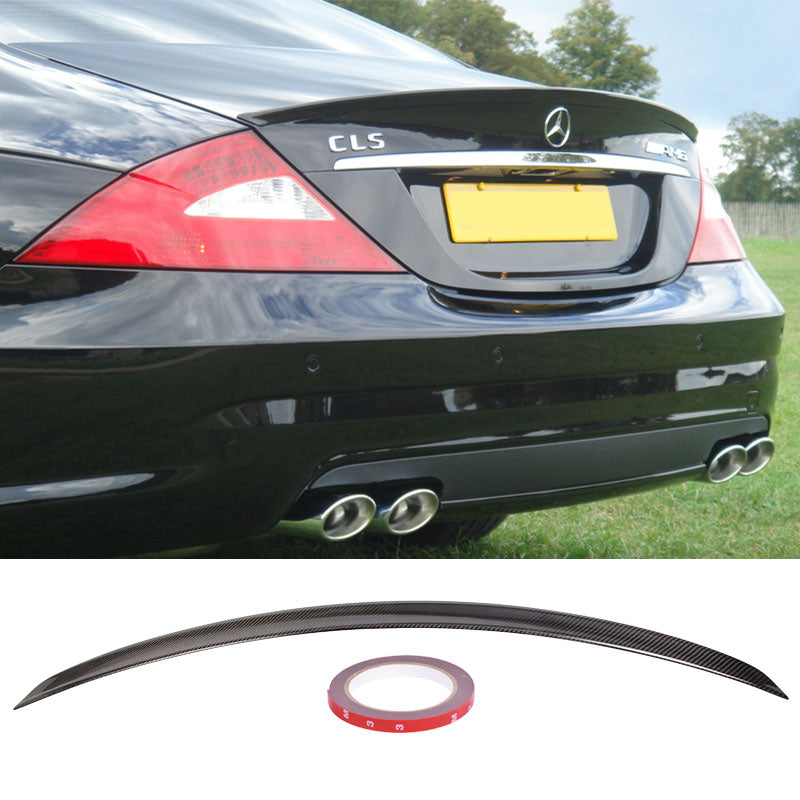 2005-2010 Mercedes Benz CLS-Class W219 Sedan A Style Trunk Spoiler CF