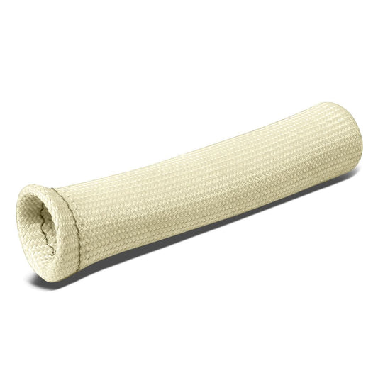 6" Spark Plug Heat Wrap Blanket - Titanium/Silicone/Lava Rock - White