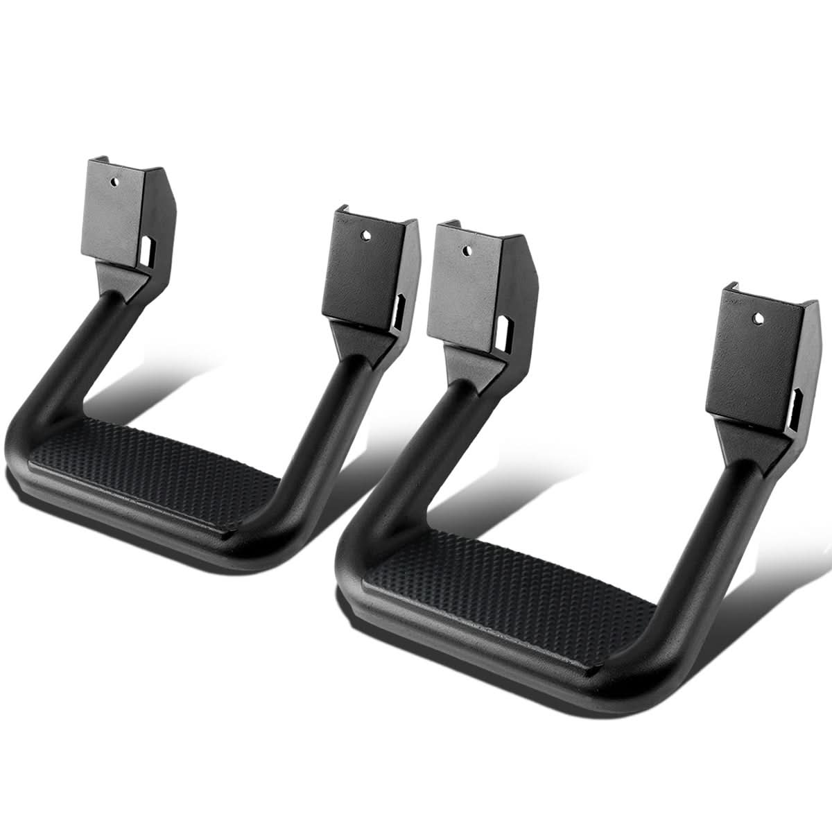 Aluminum Side Steps - 2 Piece Set - Black